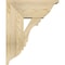 Ekena Millwork Olympic Traditional Rough Sawn Bracket w/ Offset Brace, Douglas Fir, 8"W x 18"D x 22"H BKT0806X18X22OLY01RDF - alternate 2